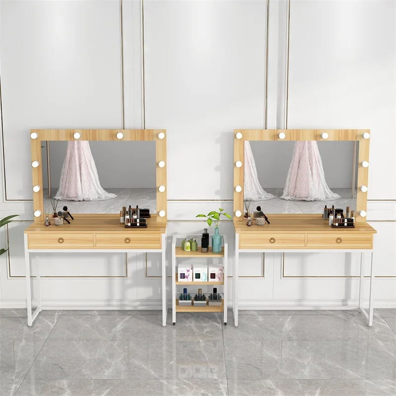 

Internet celebrity makeup table, dedicated to photo studios, illuminated makeup, wedding dress shops, dressing tables, professio