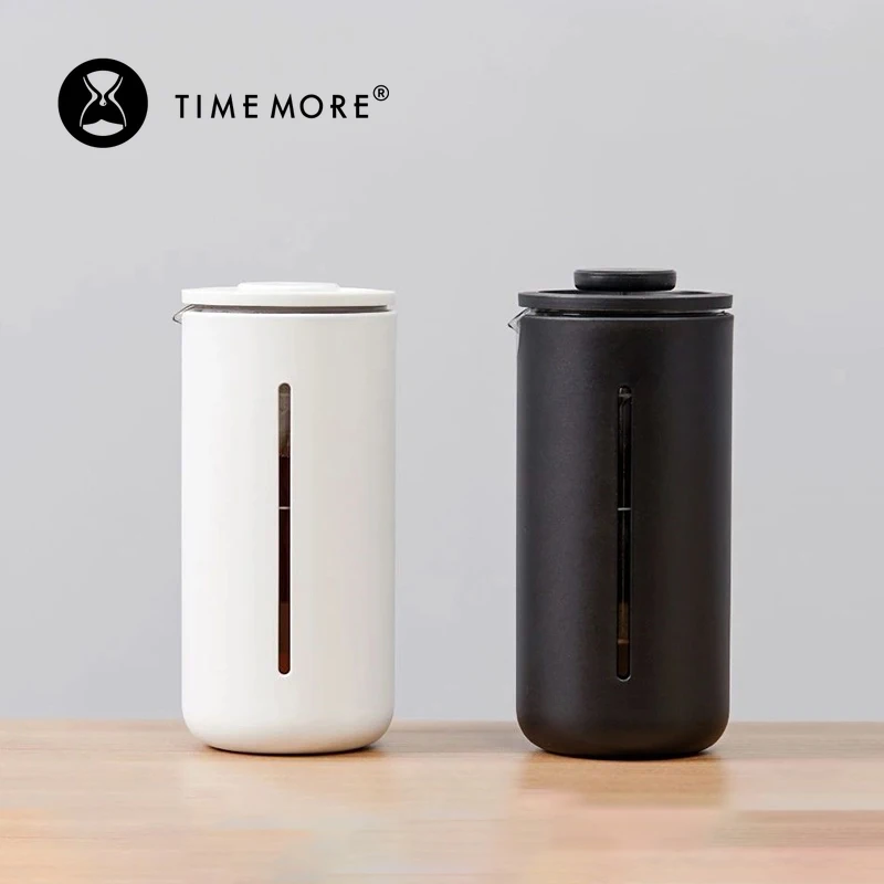 TIMEMORE – presse à café à pression française, cafetière à thé, 450ml,15 onces, verre résistant à la chaleur à haute densité en maille d'acier inoxydable