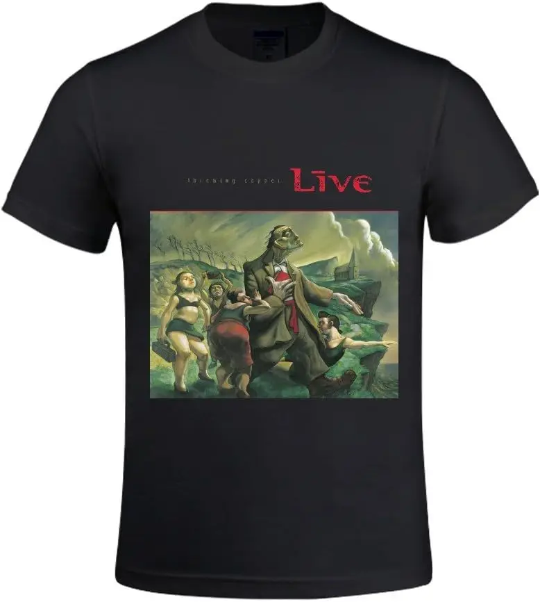 Live Throwing Copper Demo Tape Funny Soft O Tee Shirts For Mens Black