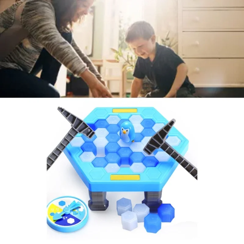 

Игра для разбивания ледяных блоков, обучающая интерактивная большая ловушка для родителей и детей, настольная игра для девочек и мальчиков, семья