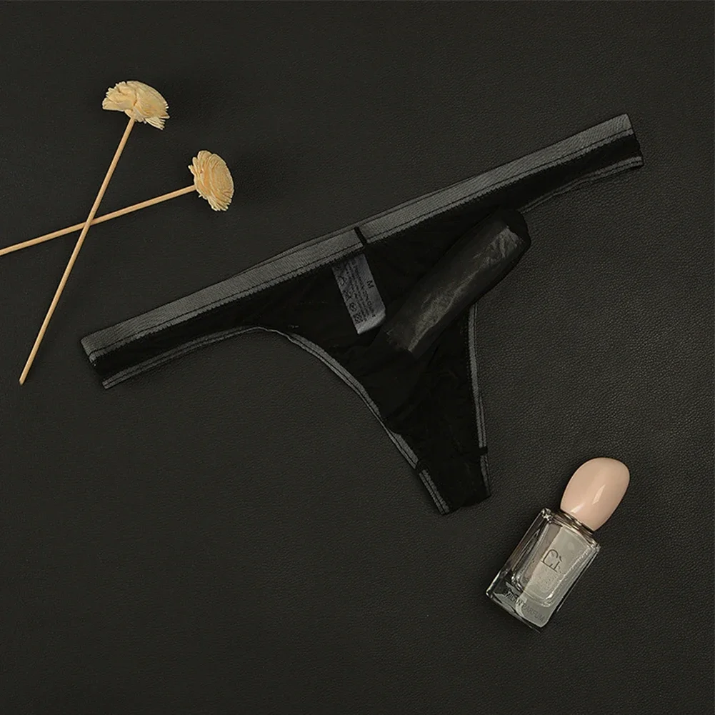 Männliche Riemen Elefanten nase erotische G-String Low Rise Mann Männer Mesh Unterhose durchsichtig T-Back Riemen transparent