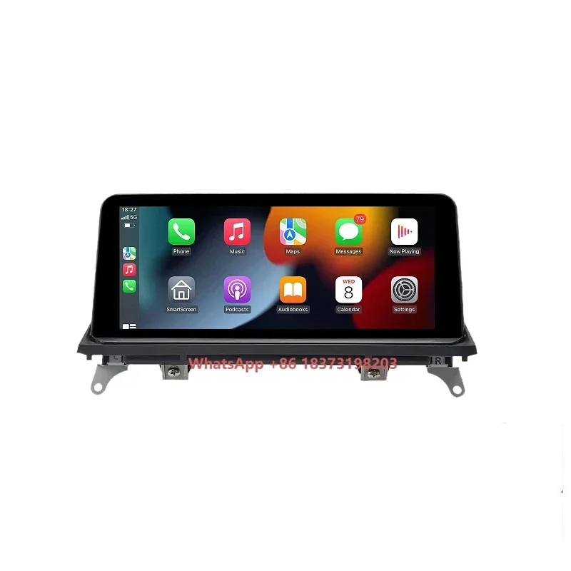 12.5  Inch for X5/X6 E70 E71 Cars GPS Navigation System Touchscreen  Supports CarPlay Android Auto Bluetooth Dashboard