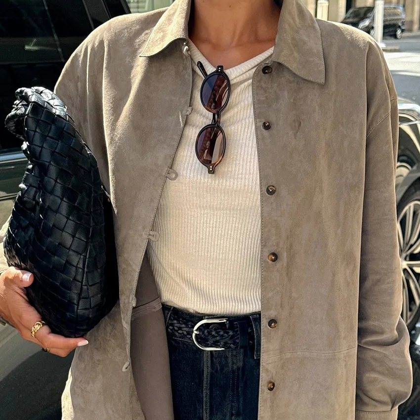 Irt à col polyvalent pour femmes Long Sve mi-long couleur Pure polyvalent irt Ose col irt Sves