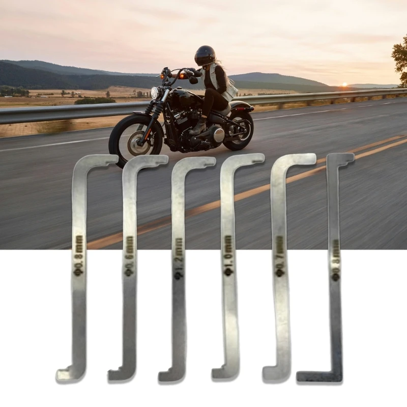 

0XXD 6Pcs Offset Screwdriver Set, 90 Degree Z-Type Double End Screwdriver For Tight Space Repair