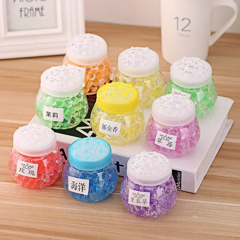 Car Fragrance Ornaments Crystal Fragrance Beads Air Freshener Bedroom Lasting Fragrance Car Deodorant Aromatherapy