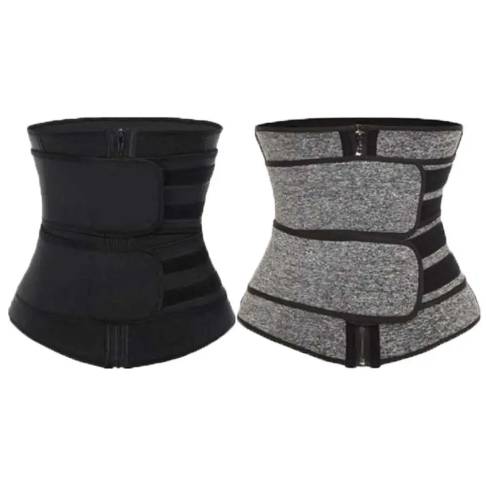 

Abdomen Slimming Body Shaper Multiple Sizes Zipper Fitness Compression Shapewear Solid Color Tummy Control Waist Trainer Corset
