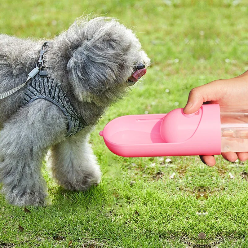 Pet Portable Cup 220ML Pet Cups Portable Dog Drinking Bottle Travel Dog Water Cup Telescopic Water Cup