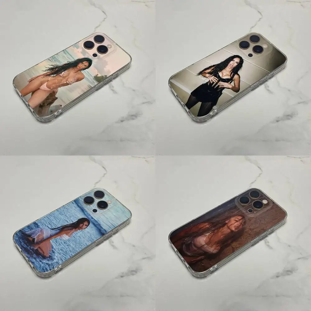 

M-Megan Fox Phone Case For iPhone 17,16,15,14,13,12,11 Plus,Pro,Max,Plus,E,SE4,Mini Transparent Box