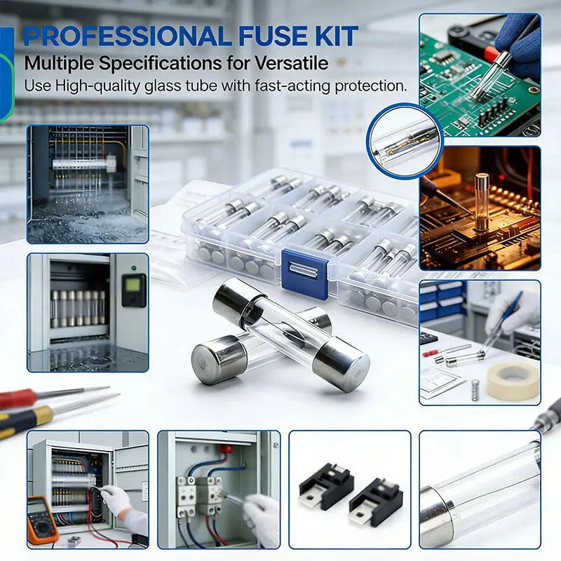 5*20/6*30mm Glass Tube Fuse Combination Fast Melting Glass Tube Fuse Combination Kit Fast Melting Glass Fuse