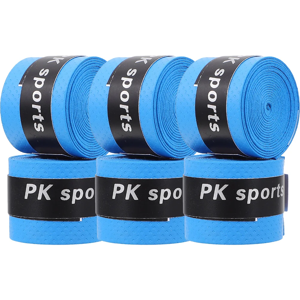 

6pcs Blue Drumstick Anti-slip Wrap Tape for Electric Drums Sweat-absorbent Non-slip Grips DIY Supplies Drum Accessories