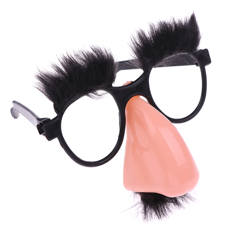 

**1pc new Plastic Fancy Cosplay Disguise Moustache Glasses Halloween Party Dress Big Nose