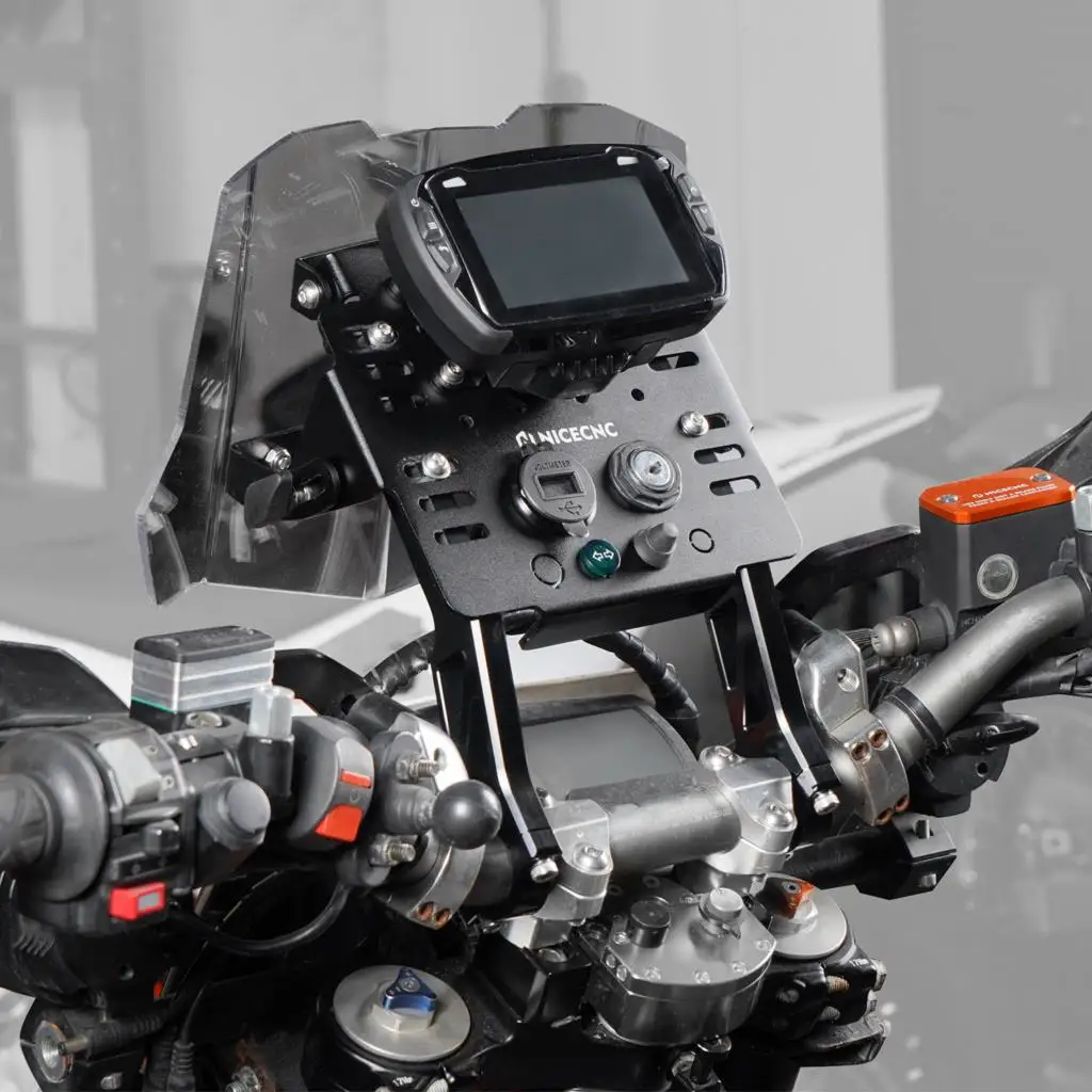 For Honda CRF300L 2021-2023 GPS Mount Bracket Mini Fairing Kit XR650L 1993-2024 CRF250R CRF450R CRF450X CRF450RX CR125R CR250R - Image 2