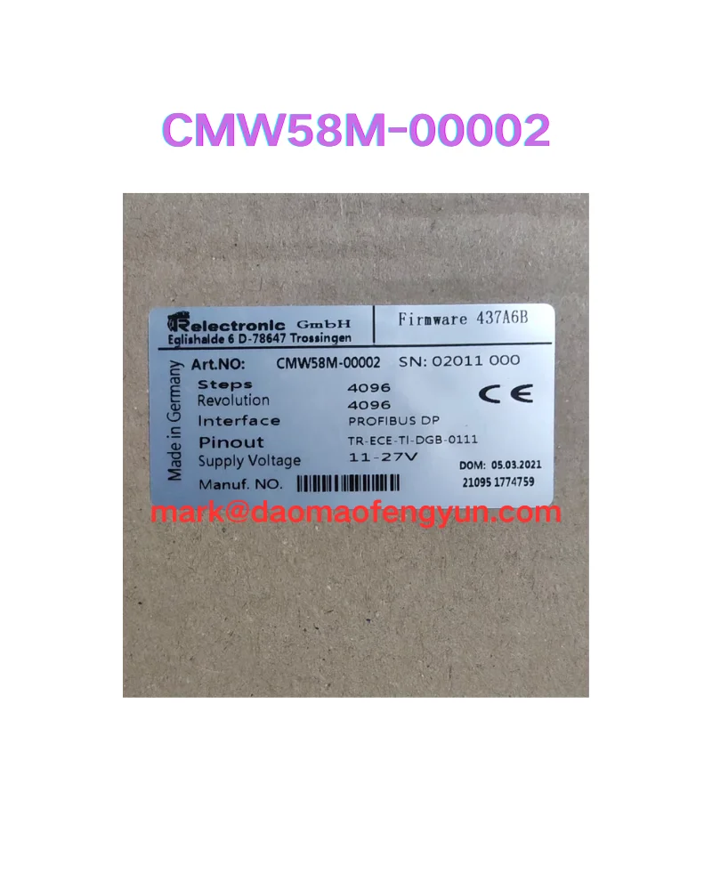 

CMW58M-00002 Совершенно новый тросовый энкодер TR Tiel