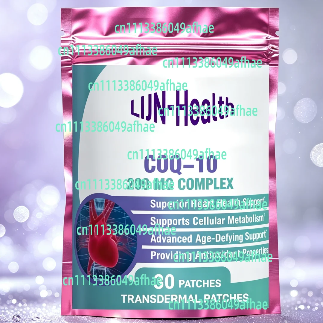 30 Patches Coq10 Transdermal Patches - Heart & Cellular Energy & Brain