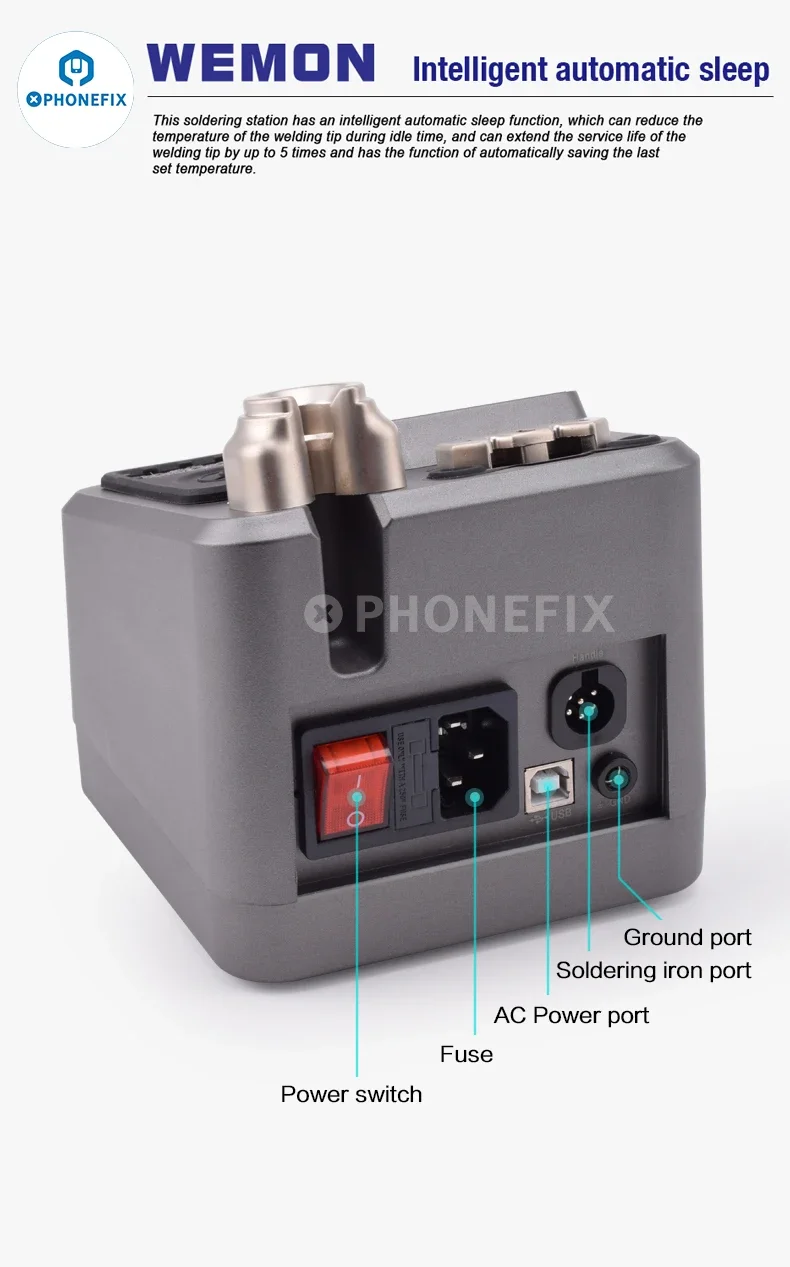 WEMON T31 Intelligent Constant Temperature Professional Welding Platform PID Temperature Control High-power Soldering Station