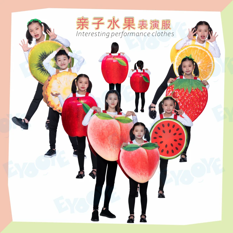 

Halloween Cosplay Costume Fruit Series Parent-Child Clothes Creative Funny Stage Performance Carnival Festival Outfits DN14521