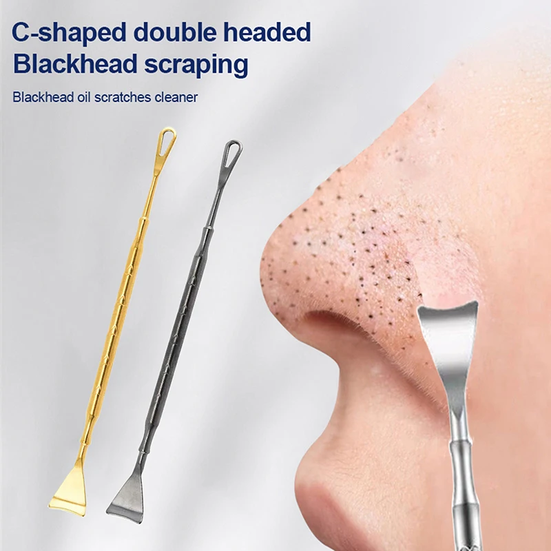 1 stks Comedondrukker Puistje Popper Tool Acne Naald Verwijderen Behandeling Whitehead Popping Zit Neus Gezicht Smet Extractor Tool