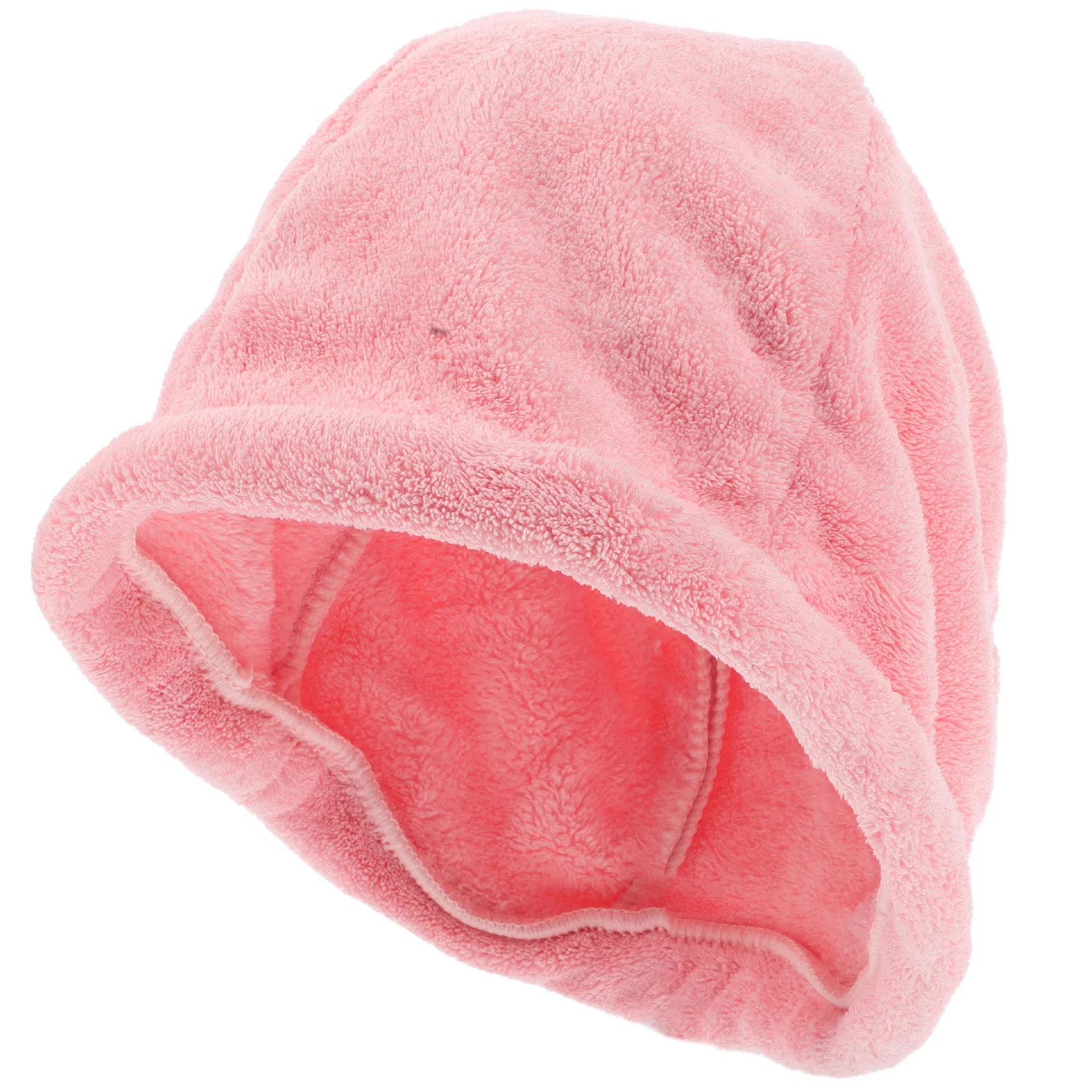 منشفة شعر ماصة من الصوف المرجاني، سريعة الجفاف، ناعمة ومريحة، تناسب جميع مقاسات الرأس، مثالية للاستحمام والساونا والمنتجعات الصحية #6