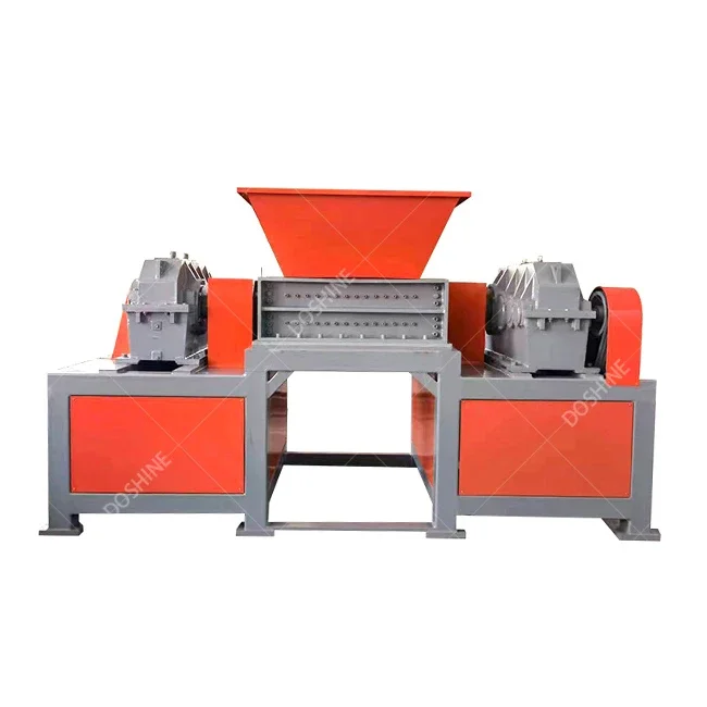 Best Seller double Shaft Scrap Metal Shredder used iron drum metal shredder iron aluminium can shredder Scrap Metal Recycling