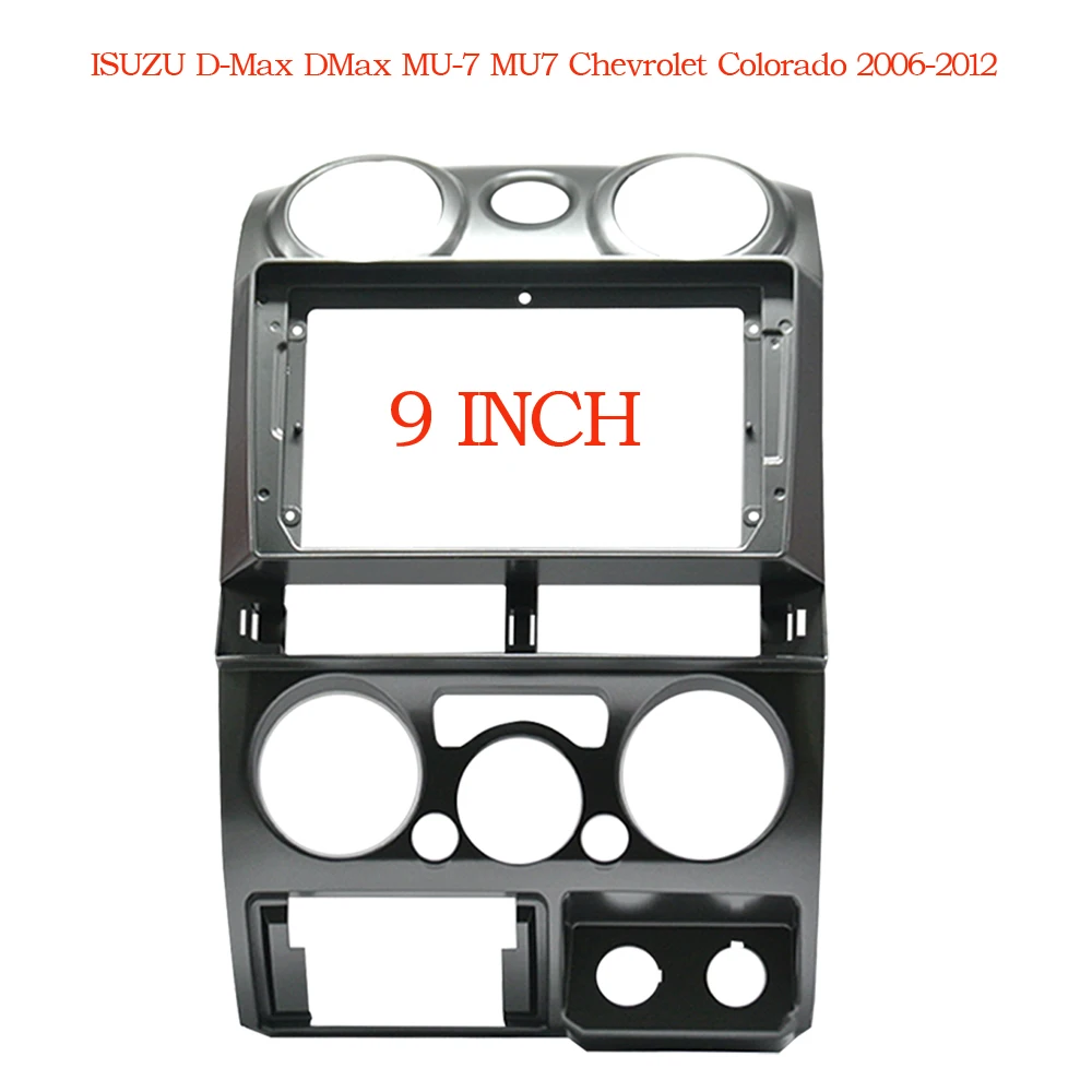 Din รถ DVD กรอบเสียงติดตั้งอะแดปเตอร์ Dash Trim ชุด Facia สําหรับ ISUZU D-MAX DMAX MU-7 MU7 Chevrolet Colorado 2006-2012