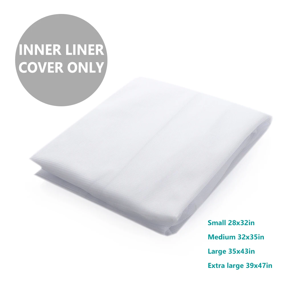 Bean Bag Inner Liner No Filler - Easy Cleaning Bean Bag Insert Replacement Cover for Bean Bag Chair, Zipper Opening No Filler