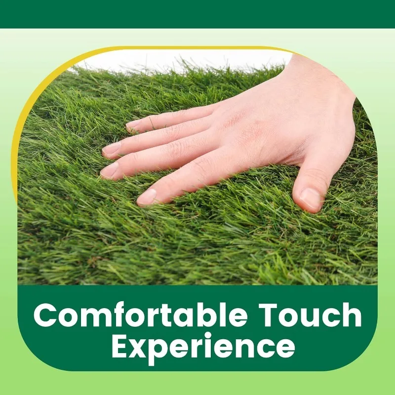 Artificial Turf Grass Tile para Pátio Interior e Exterior, bloqueio e auto-drenagem Mat