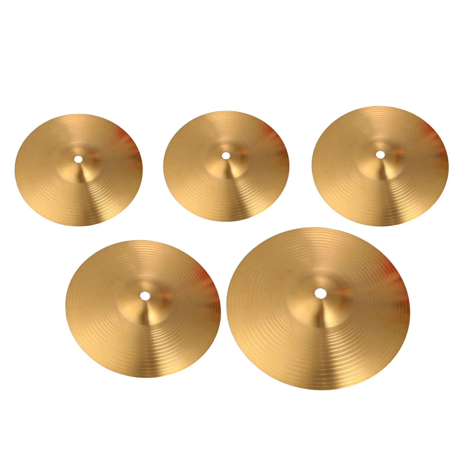 Polished Traditional Drum Cymbal Brass Alloy Crash Percussion Instrument for Music Ensemble Jazz Drum Setup