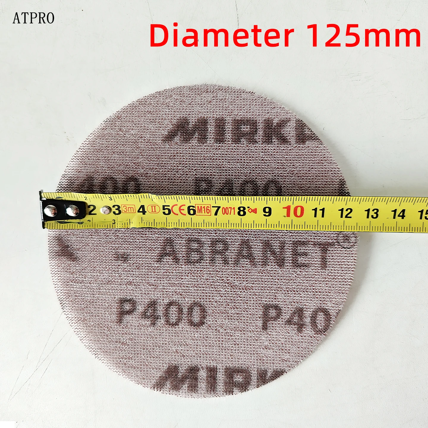 Finland MIRKA ABRANET Dust-Free Dry Sandpaper, 5-Inch Mesh Sandpaper, 125mm Sandpaper for Paint Repair