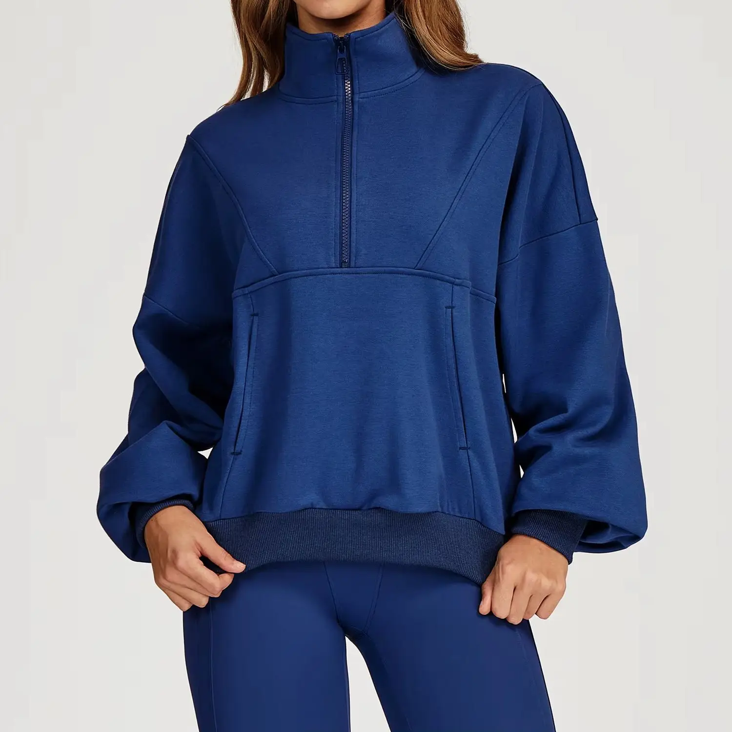 Women Sports Tops Windproof Yoga Top Sports Clothing Women Long Sleeve Zipper Yoga Jacket Sports Jacket for Gym Running Training