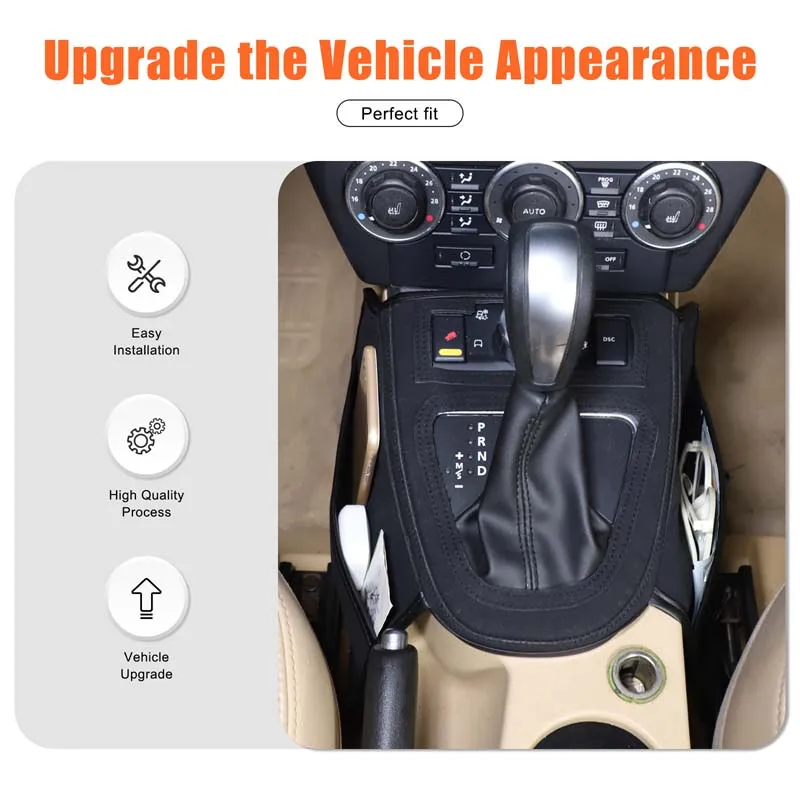 

Leather For Land Rover Freelander 2 LR2 2007-2012 Center Console Gear Shift Panel Cover Trim Accessories