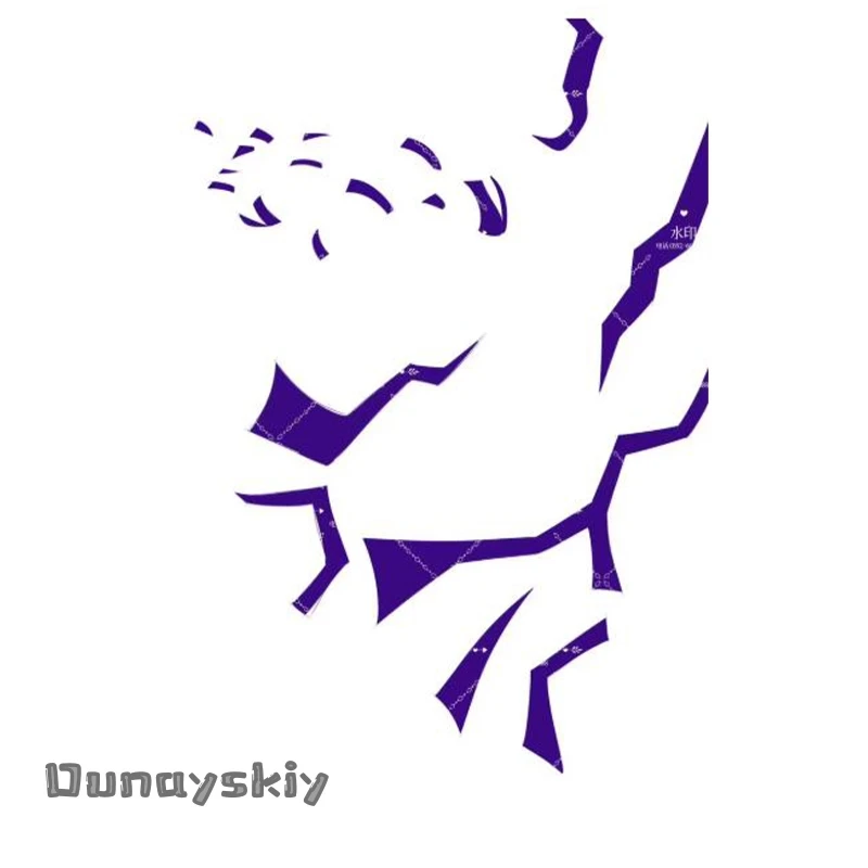 Anime Film Dämon Jinu Kostüm Cosplay Jinu Saja Junge Kostüm Full Set Tattoo 4 stücke Wasserdichte Tatoos Kpop Gruppe Korea Aufkleber