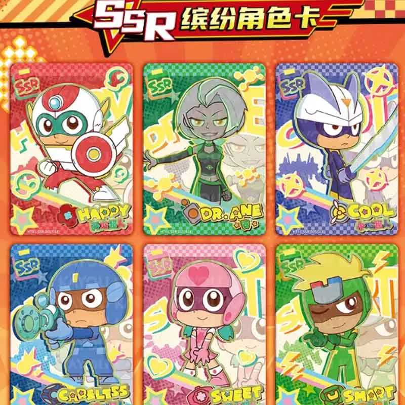 Kayou Happy Heroes Star Dust Pack wave 1 Trading Card 1 Box Anime Blind Box Toy Gift For Kids & Cartoon Fans