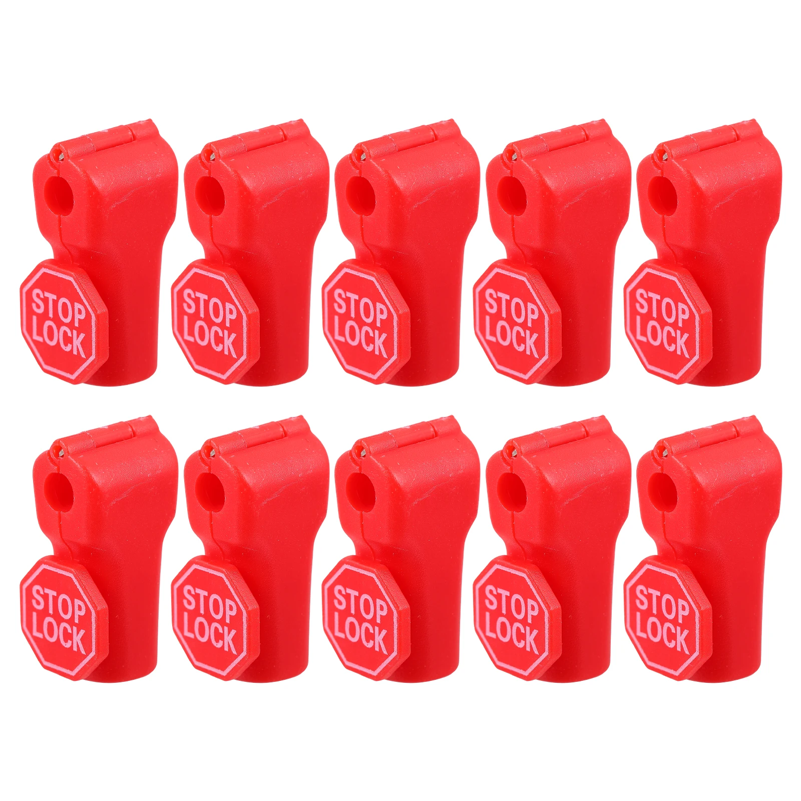 

10pcs -theft Hook Locks Peg Display Security Lightweight Plastic Easy Install Excellent Texture