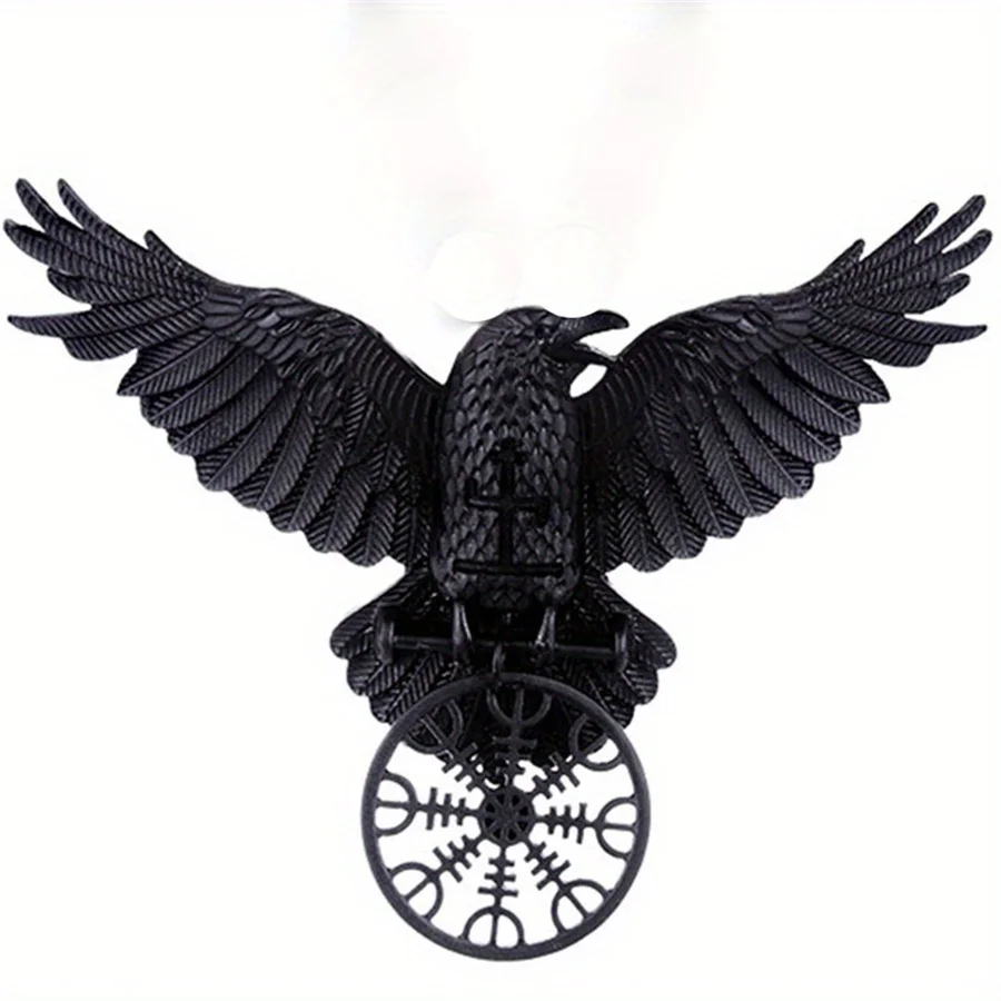 New fashion personality Black Oversized Crow Hair Clip Accessories For Women Vintage Goth Punk Raven Wing Hairpin Jewelry