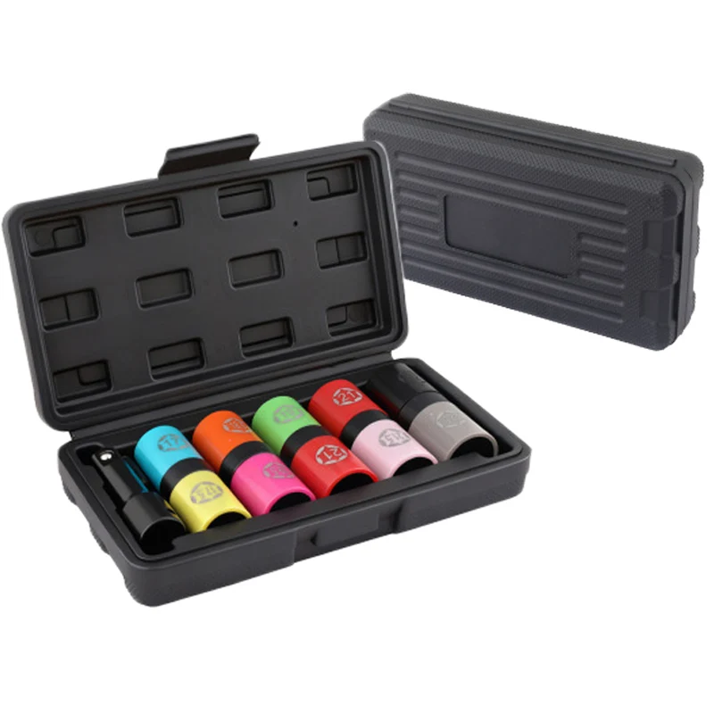 douilles-resistantes-aux-hautes-temperatures-douilles-a-entrainement-de-12-pouces-resistantes-a-la-chaleur-jusqu'a-105°c-conception-a-paroi-profonde-configuration-en-six-pieces