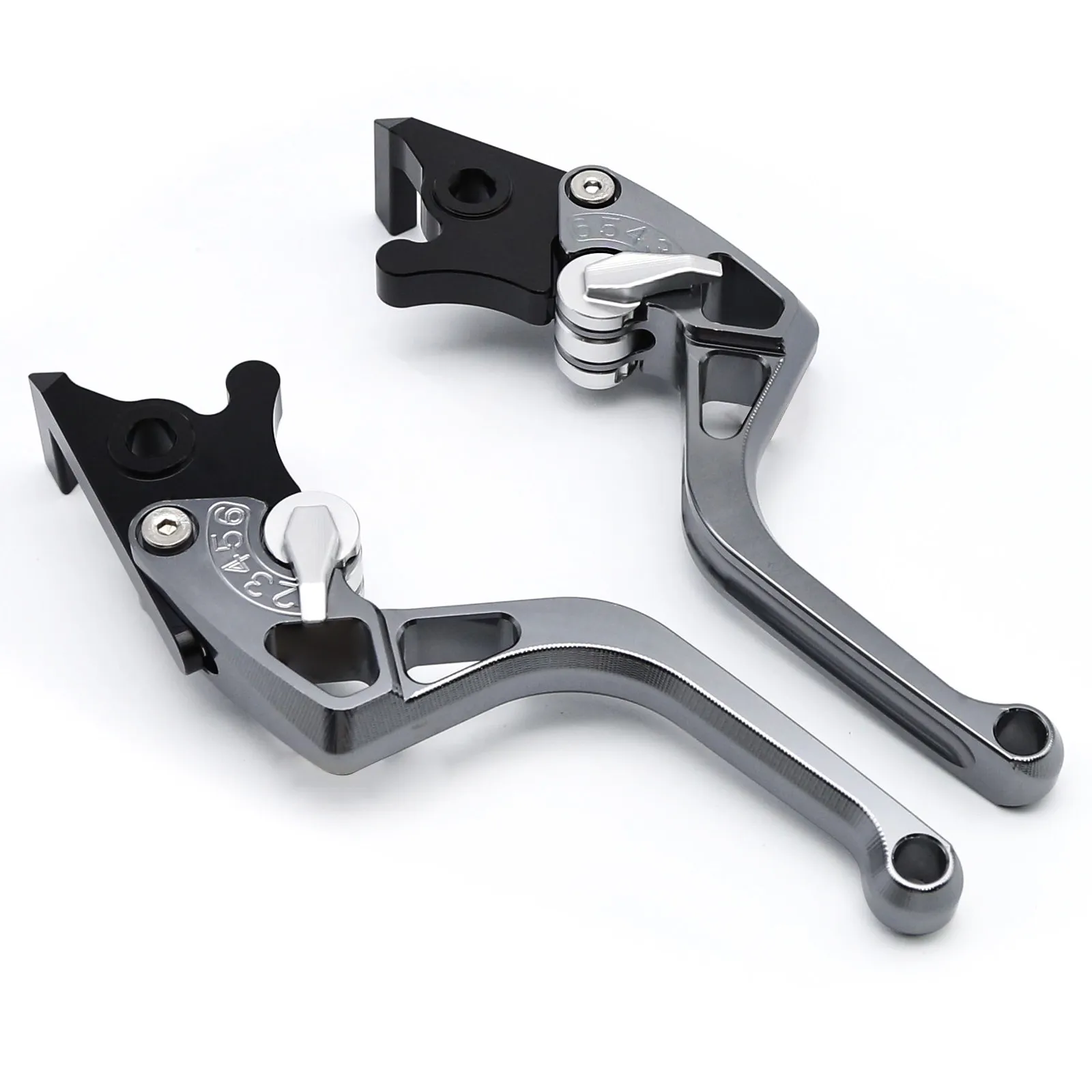 For Honda Lead 125 Modified brake horns, two-finger pull lever handle, CNC aluminum brake handle