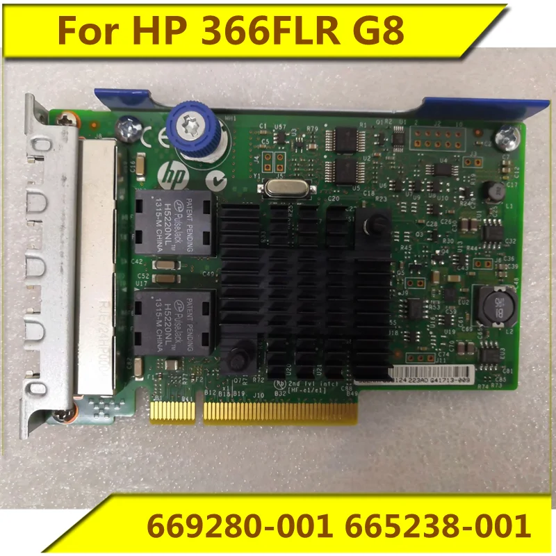 Original For HP 366FLR G8 four-port Gigabit network card 669280-001 665238-001