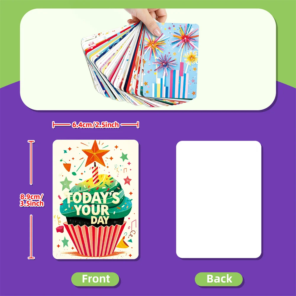 مجموعة بطاقات عيد الميلاد 50 تصميمًا لبطاقات عيد الميلاد السعيدة، بطاقات تهنئة عائلية للعائلة والأطفال والأصدقاء والعمل والاحتفالات المكتبية #2