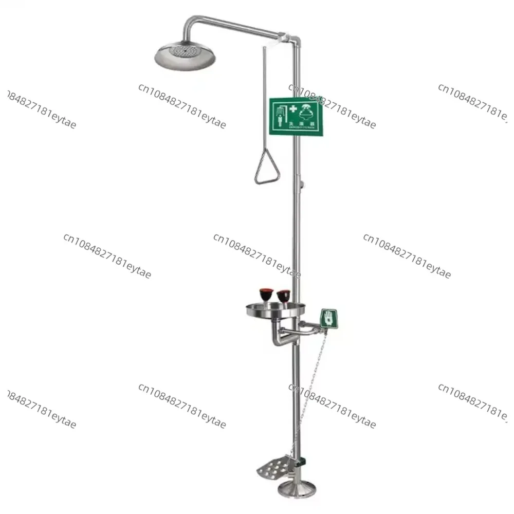 Customized Safe Eye Wash Station, SS304 Emergency Eye Wash & Shower Unit