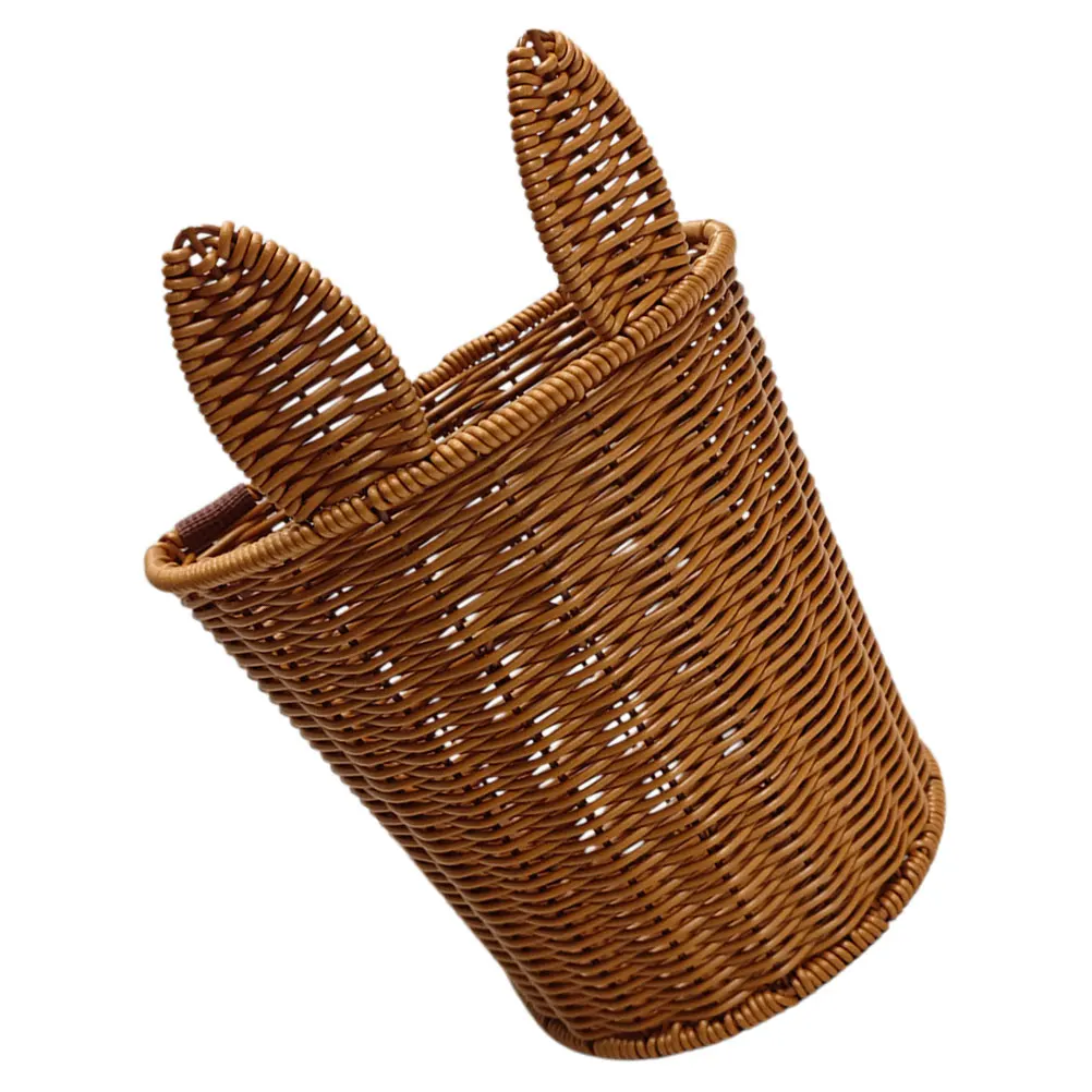 

Rattan Storage Basket Hand-woven Picnic Decorative Baskets Egg Gathering Gardeners Harvest Prop Fruit Children's Bedroom Waste