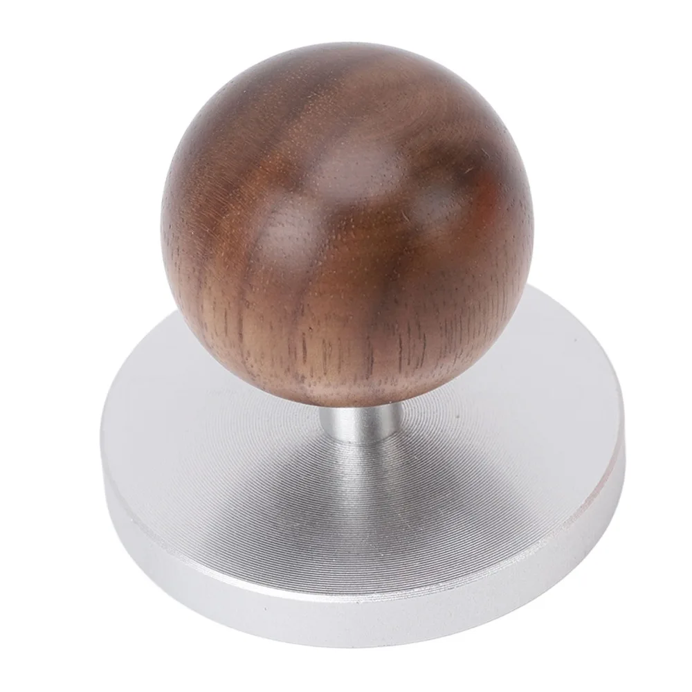 Wooden Handle Coffee Tamper Flat Base Small Size Barista Coffee Tool Professional Grade Uniform Pressing Uniform Pressing Tool