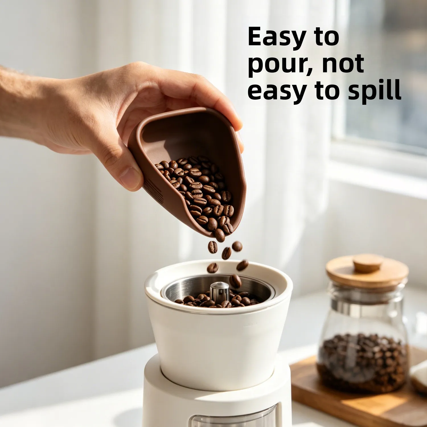 Silicone Coffee Bean Dosing Cup Weighing Dish Coffee Measuring Spoon Dose Measurement Container Tray Coffee Machine Accessories