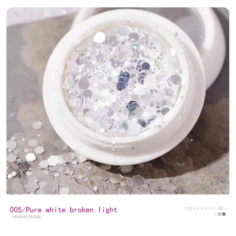 Nagel Glitter Flocken Set holo graphische Explosion Flash Pulver Pailletten Paille tte Maniküre Nail Art Pigment Dekoration Werkzeuge glsp