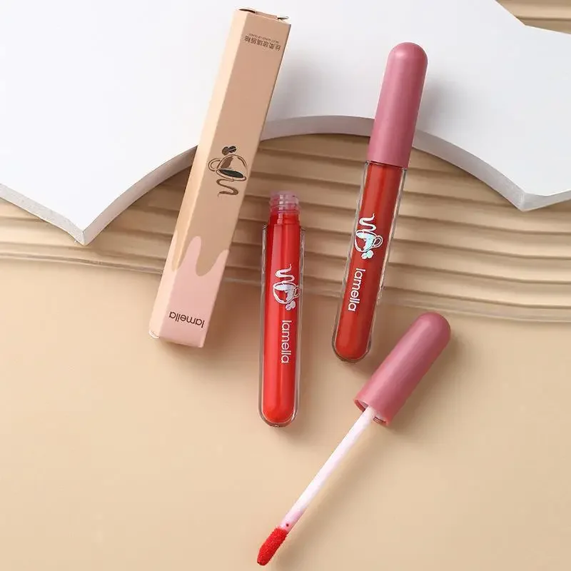 Zijdeachtige Mist Lippenstift Gladde Zachte Matte Fluwelen Lip Modder Bevochtiging Niet Gemakkelijk Stok Cup Blijvende Lip Glazuur Lipgloss Koreaanse Cosmetische