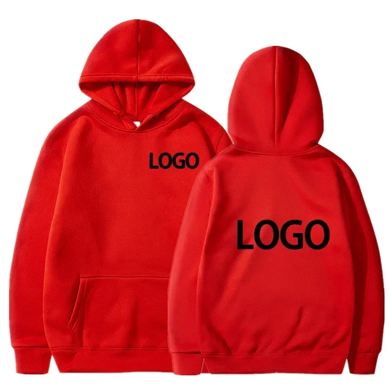 

Customized Team Hooded Pullover Men's and Women's Loose Casual Fashionable Personalized Clothing Streetwear