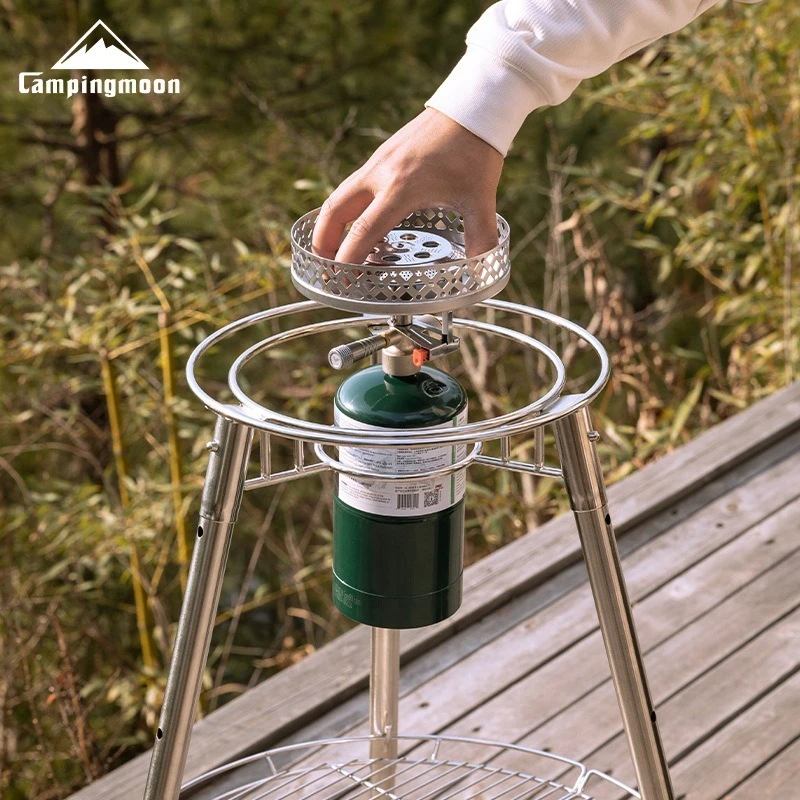 

CAMPINGMOON PG-4 Scott propane stove camping large diameter windproof stove head portable high-power gas stove