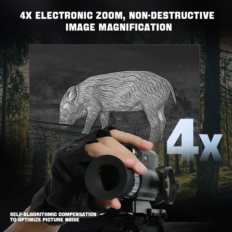 TRS-325LRF 384X288 دقة عالية مقاومة الصدمات نطاق التصوير الحراري في الهواء الطلق الصيد أحادي العين #5