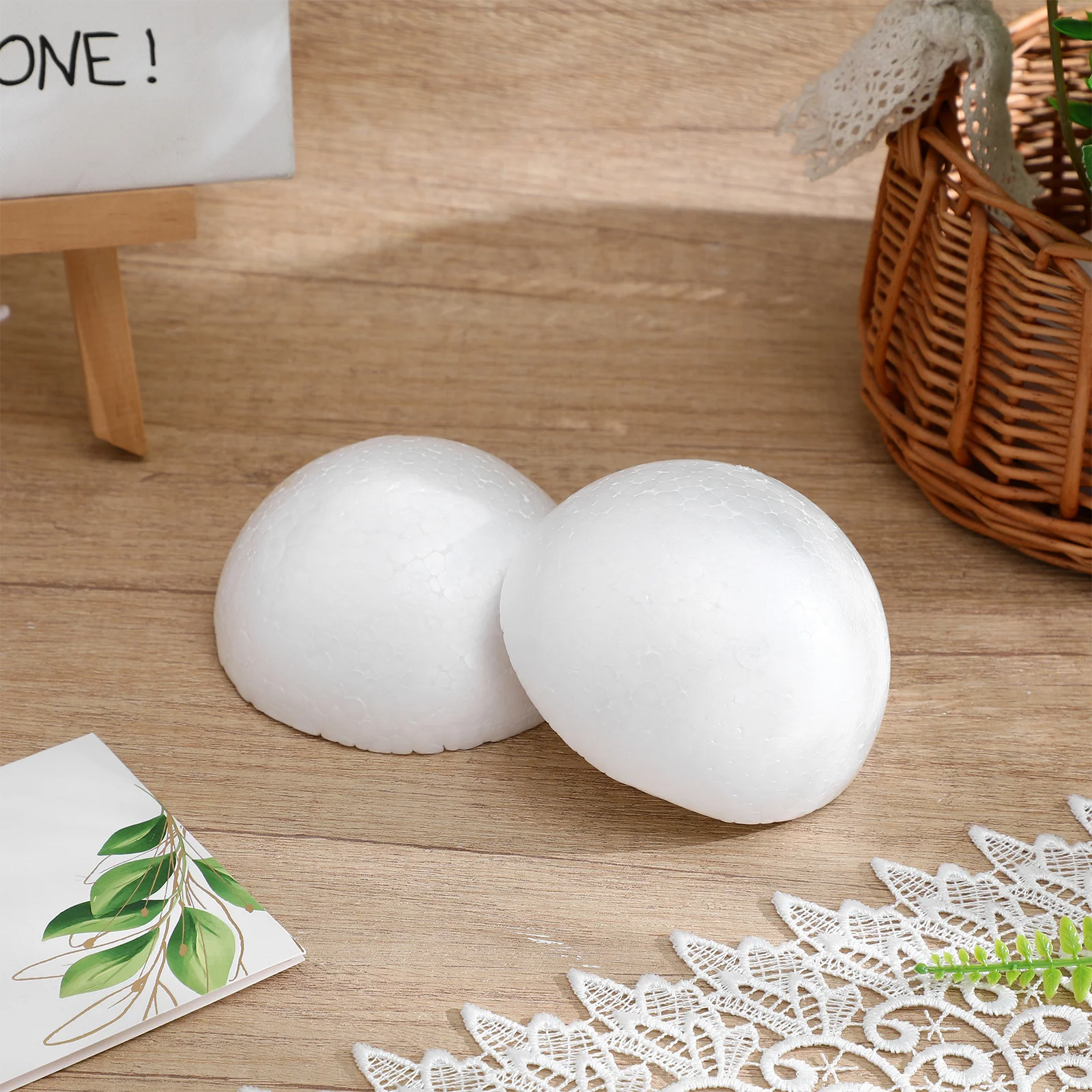 20 قطعة أصحاب باقة رغوة نصف الكرة لترتيب الزهور Craft بها بنفسك الحرفية حفل زفاف لوازم الأزهار رغوة الكرة المواد الحرفية #6