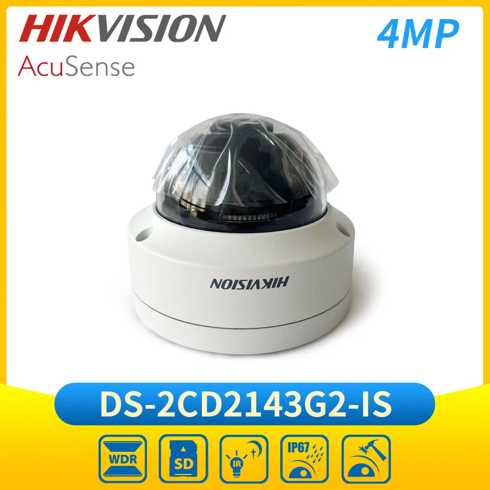 Imagem -02 - Hikvision-câmera ip de Rede Acusense Cctv Dome ir Ds2cd2143g2-i 4mp Ik10 Ip67 Ds-2cd2143g2-is