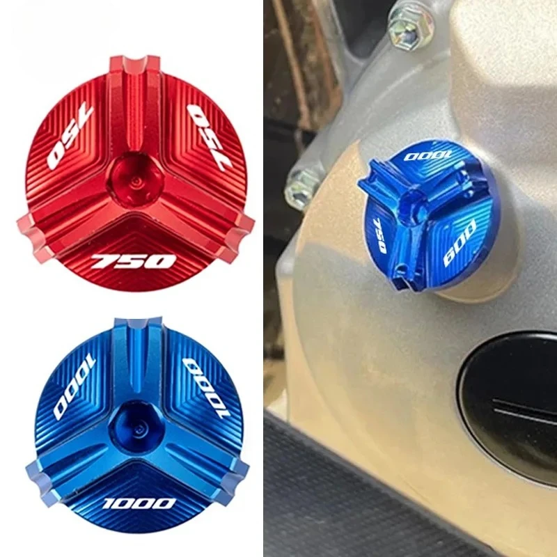 For SUZUKI GSXR600 GSXR750 GSXR1000  GSXR 600 750 1000 GSX-R  CNC Filler Oil Filter Cap Accessories XADV 750 300 Transalp XLV750